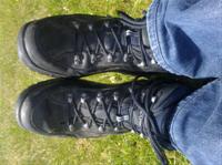 My shoes in Irish grass