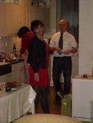 Siblings in the kitchen