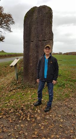 Menhir de Chigy 17 november