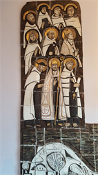 St Simon receives his scapular
