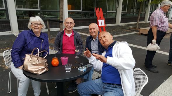 van links naar rechts, Karen, Ben, Harry, Humphry